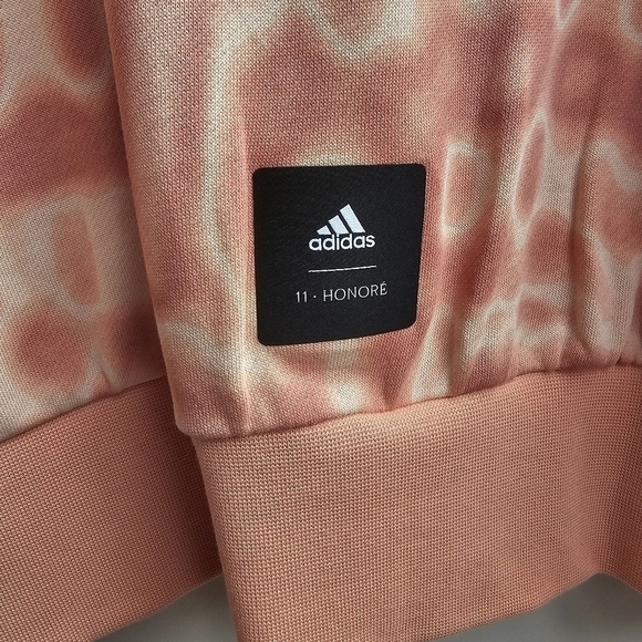 NWT Adidas x 11 Honoré Sweatshirt, Oversized, Halo Blush, 1X - Picture 10 of 16